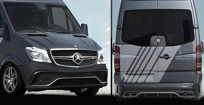 Custom Mercedes Sprinter  Van Body Kit (2014 - 2018) - $5480.00 (Part #MB-149-KT)